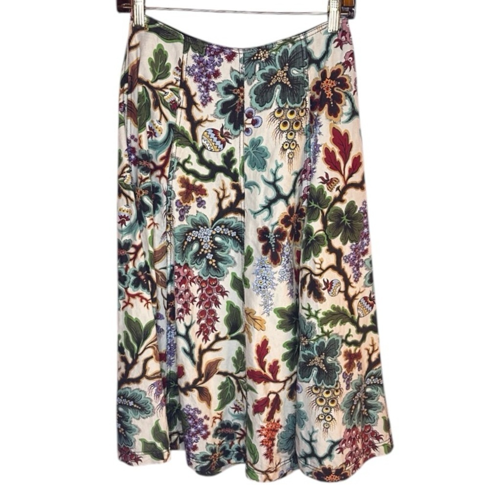 Floral A-Line Skirt